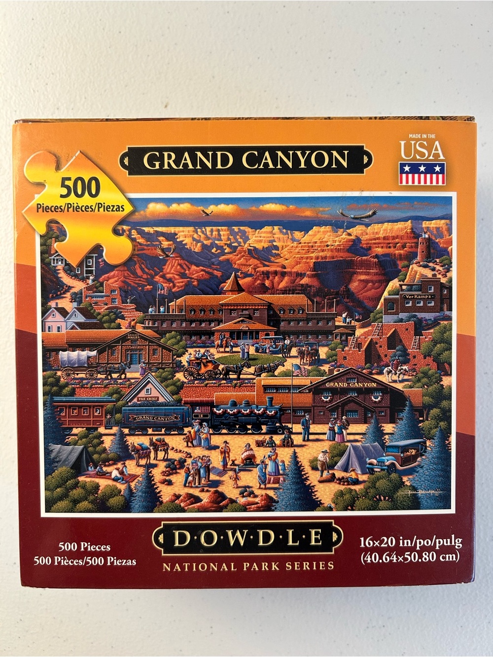 Grand Canyon 500-Piece Jigsaw Puzzle by Dowdle